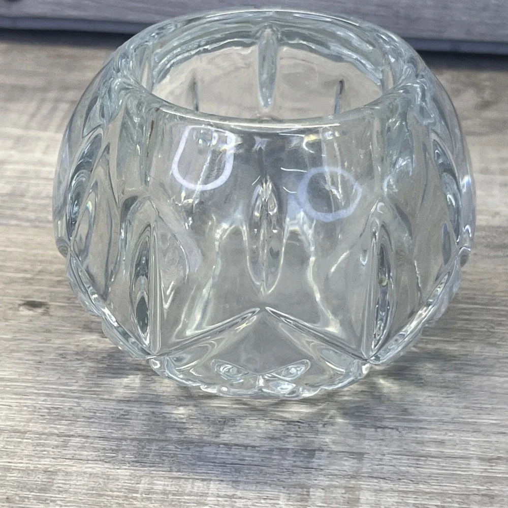 Vintage Homco Votive Candle Holder Made in USA Glass